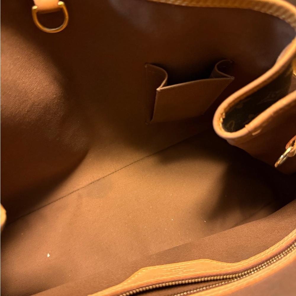 Louis Vuitton Brown and Tan Monogram Tote - Picture 9 of 10